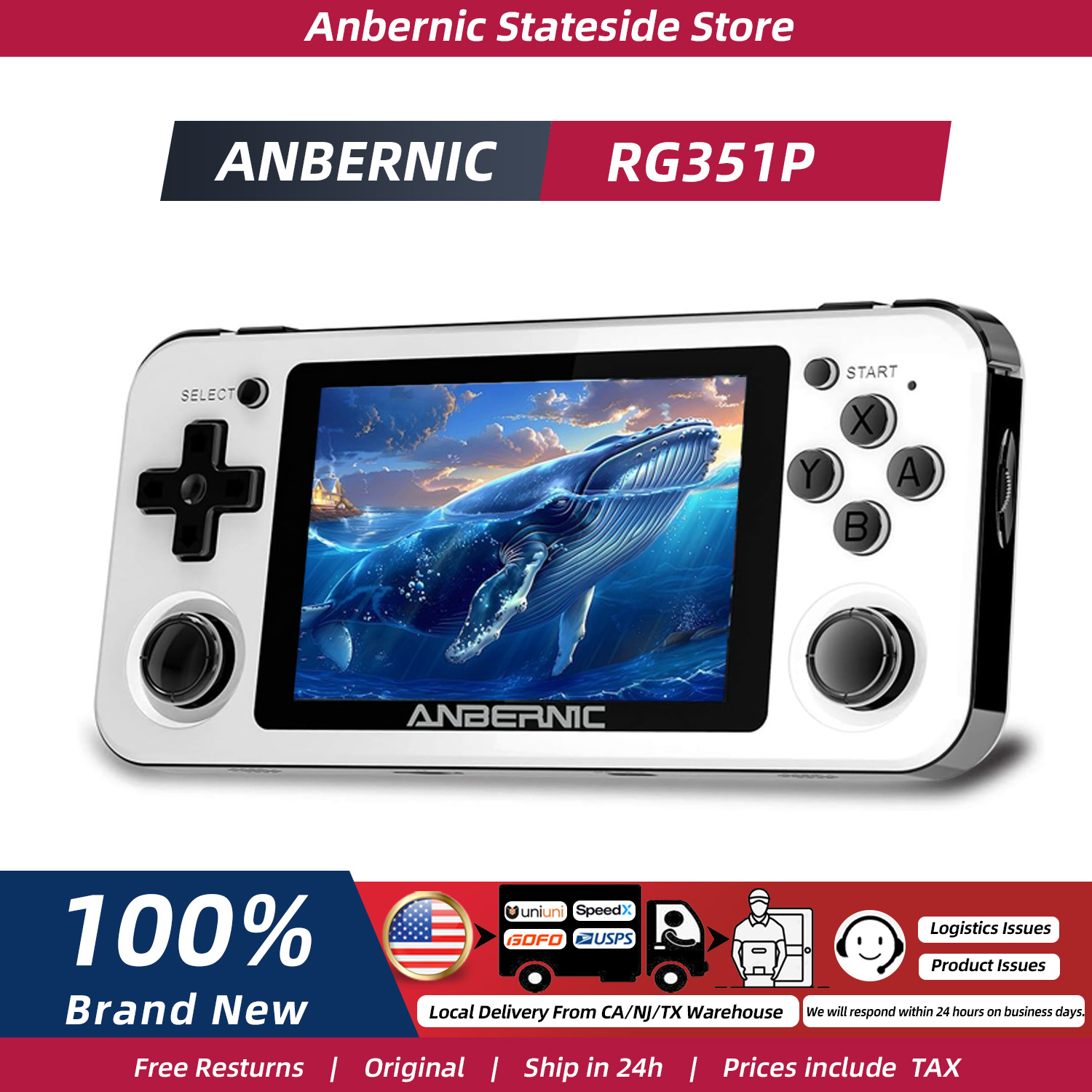 ANBERNIC RG351P Handheld Retro - Retro Gaming Kiosk recensie en prijs